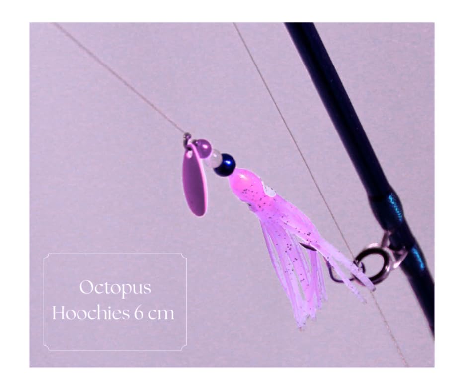 Sizes 4.5 cm and 6 cm provide broad strike opportunities across species.