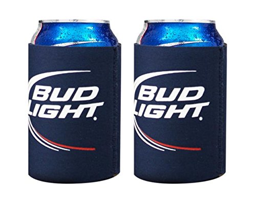Kolder Bud Light logo can kaddy with hugger cooler keeps beer cold during outdoor gatherings.