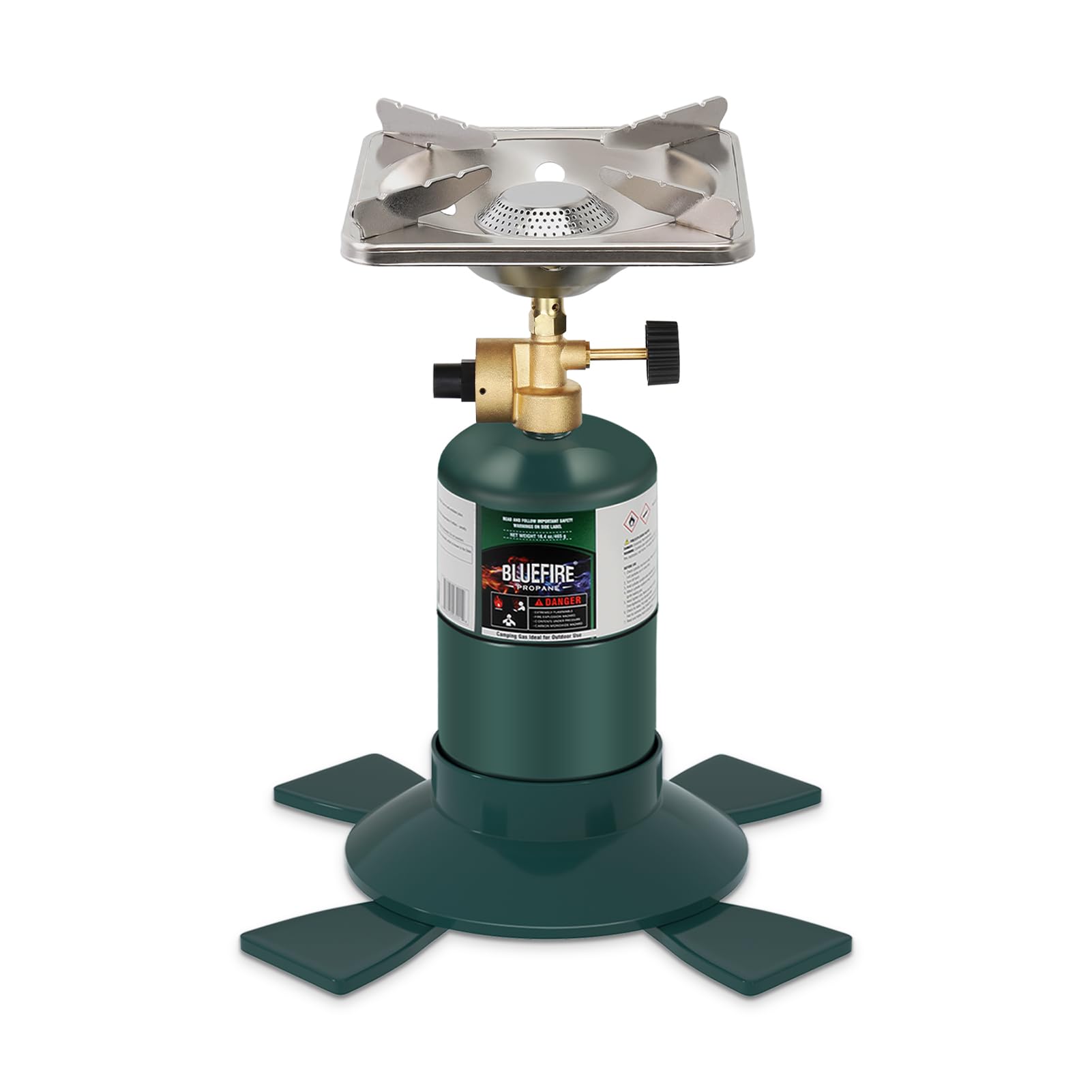 KOMAN camping stove packaged demonstrates portability for quick outdoor meals.