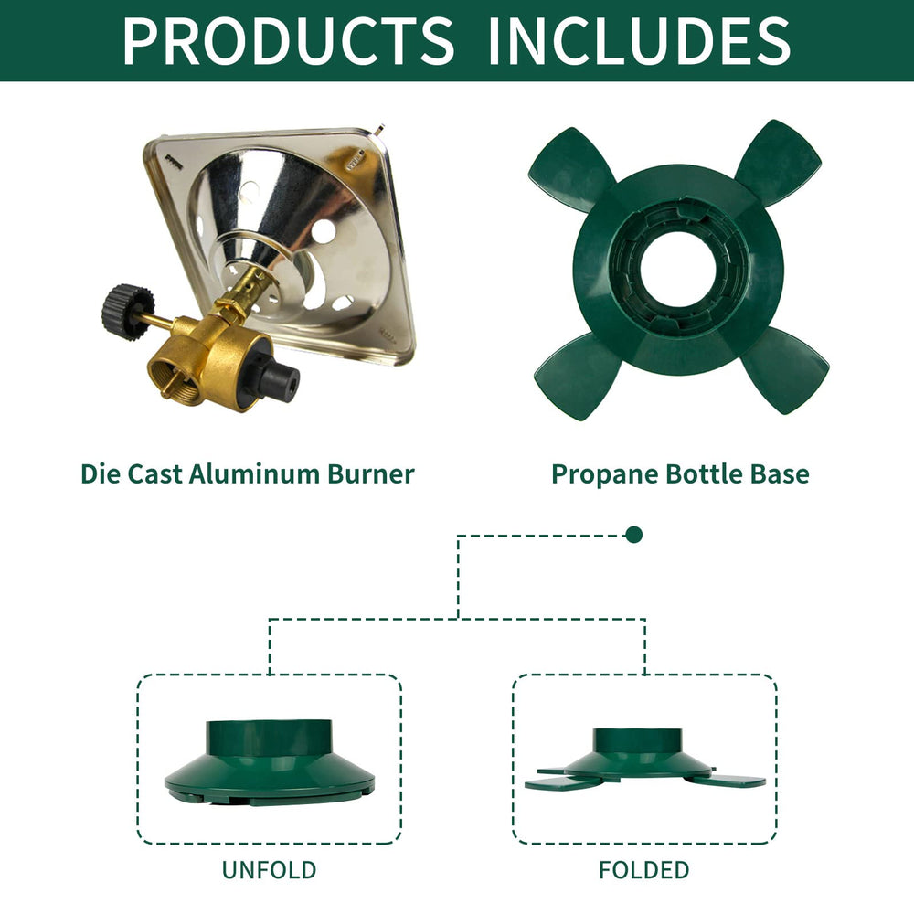 KOMAN compact stove demonstrates lightweight backpacking efficiency.