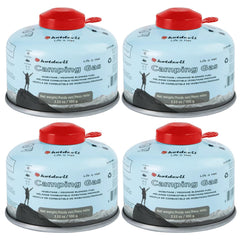 KOMAN isobutane 100g canister pack for convenient all-season camping fuel.