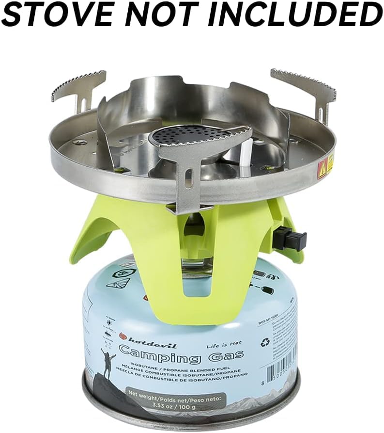 KOMAN isobutane 100g canister side view shows compact form.
