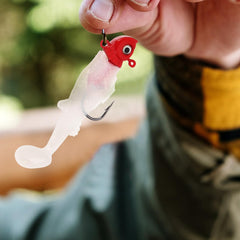 Realistic glow-in-the-dark swimbait for saltwater fishing