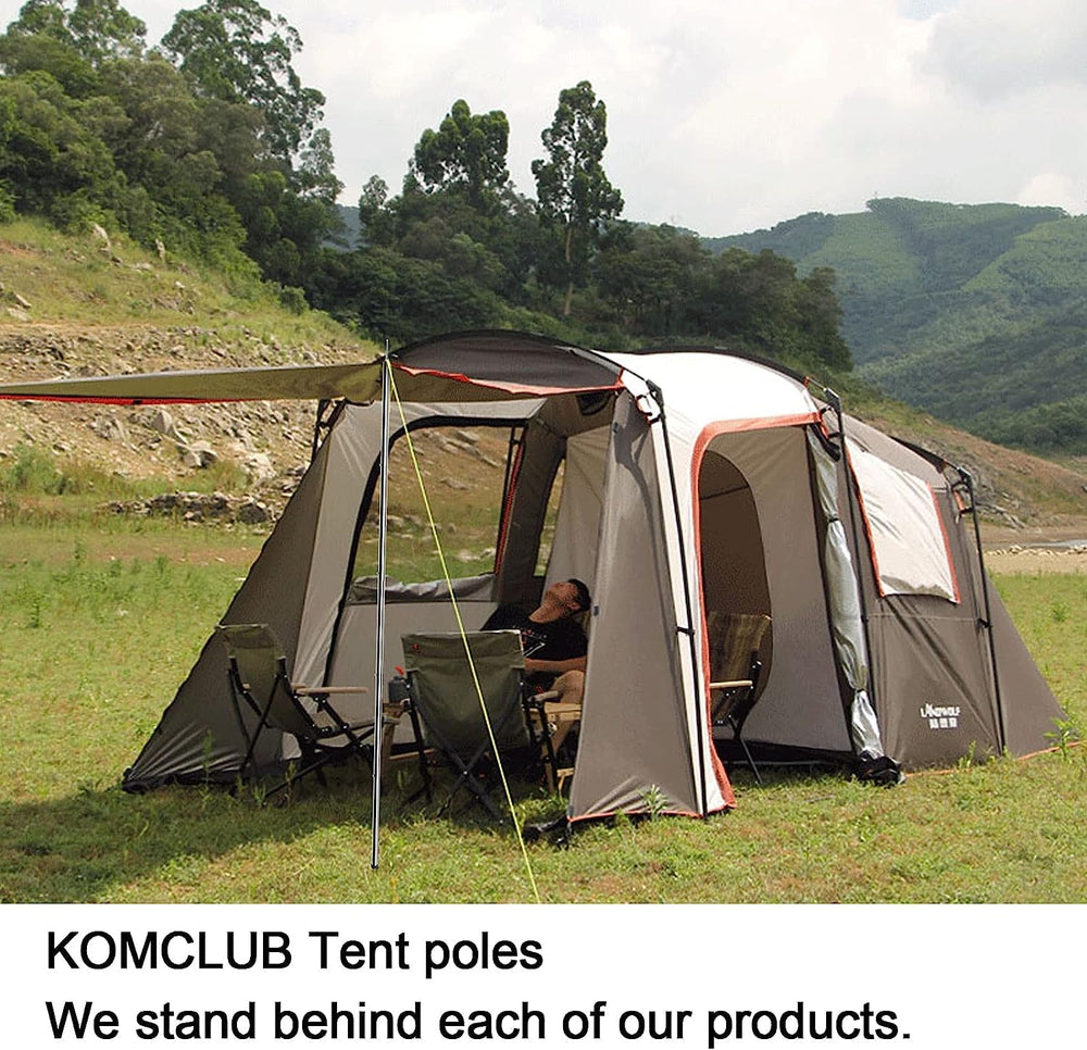 KOMCLUB silicone-cap base improves grip on varied ground surfaces