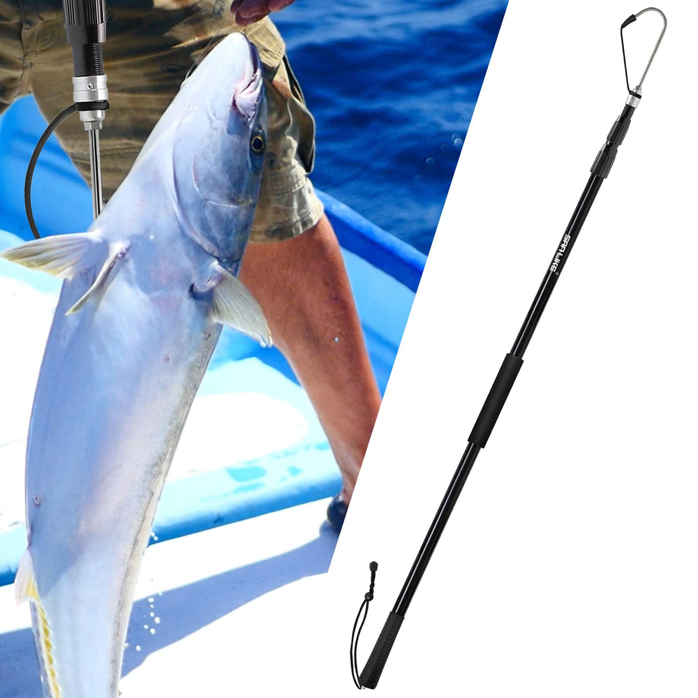 KOMCLUB gaff nonslip handle ensures secure grip in wet conditions.