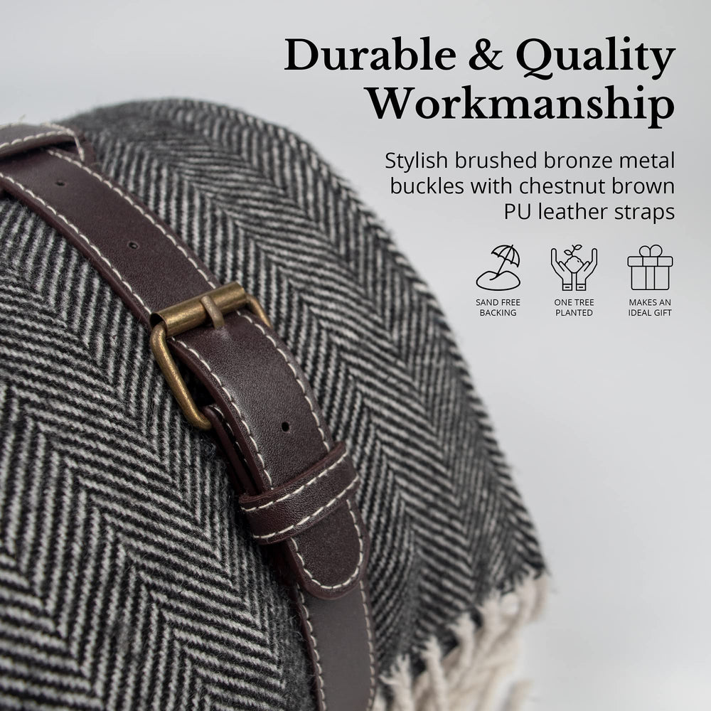 Komorebi picnic blanket foldable design with carry handle