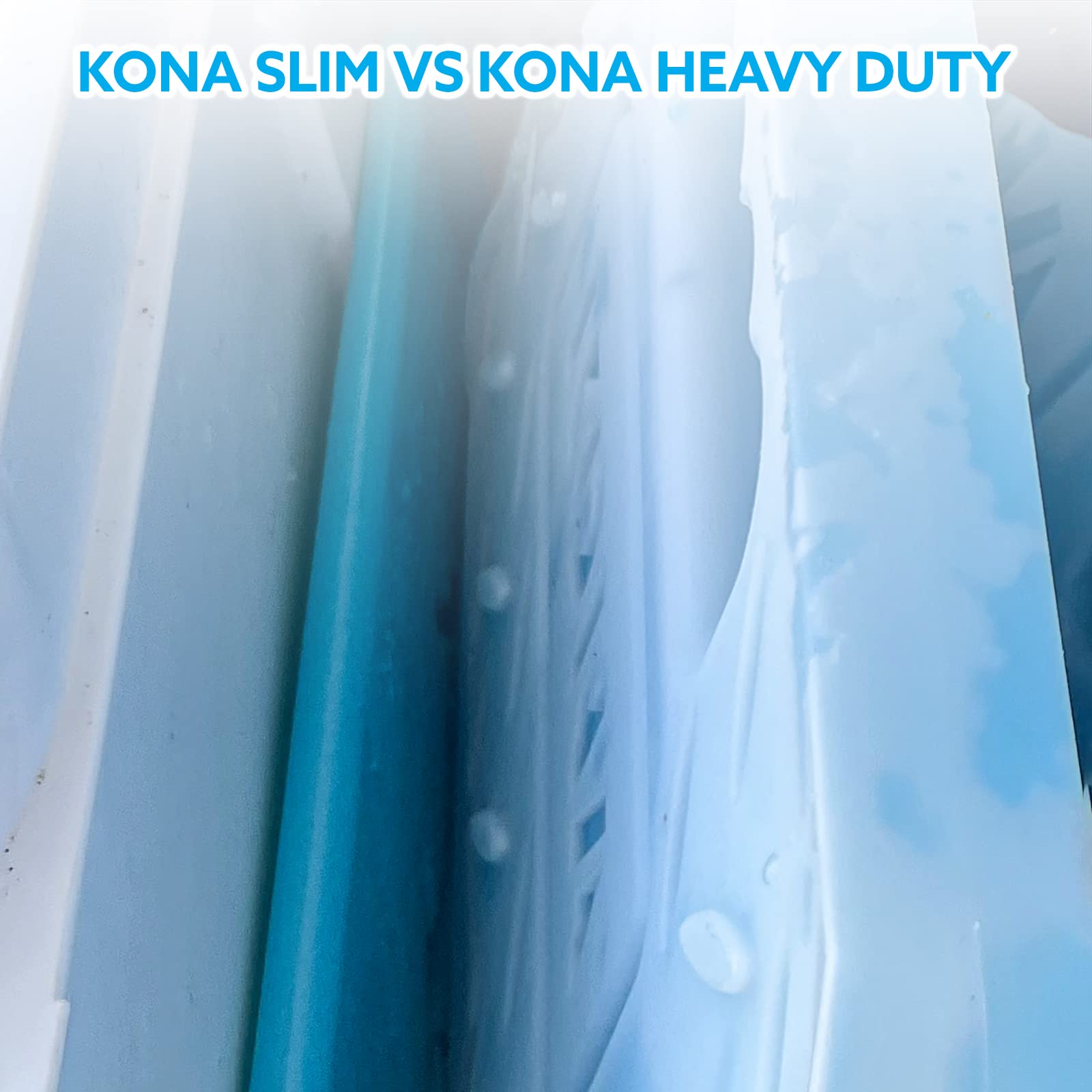 Kona XXL ice pack cooling beverages in cooler overnight.
