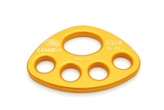 KONG 4rig orange anchor plate top view shows four-position versatility.