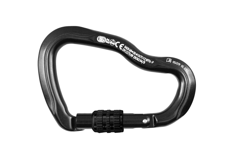 KONG Italy Ferrata Express Sleeve gate-action view highlights secure Keylock system