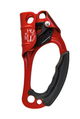 Kong Lift Ascender right-hand on rope for secure ascent and ergonomic grip.
