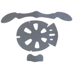 KONG Italy grey helmet inner padding for mouse-work setups, ideal for fresh comfort and quick replacement