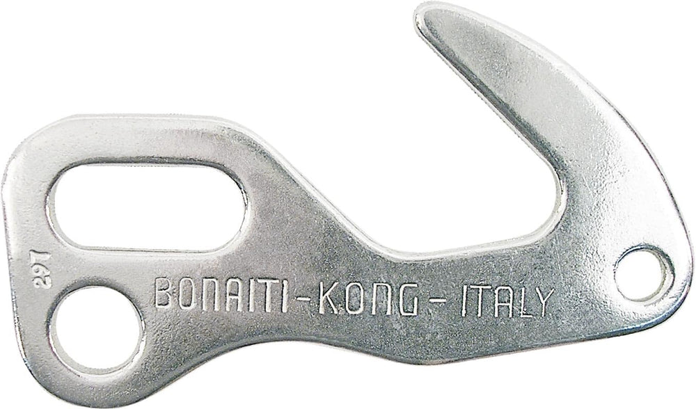 KONG Italy Resting Fiffi autolocking hook in silver for secure suspensions.