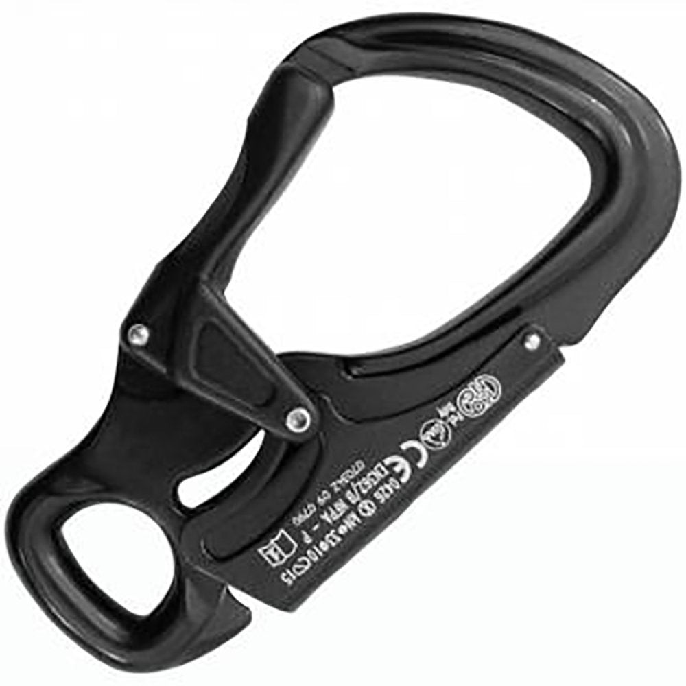 Kong Italy Tango Black front gate action for quick, secure clipping