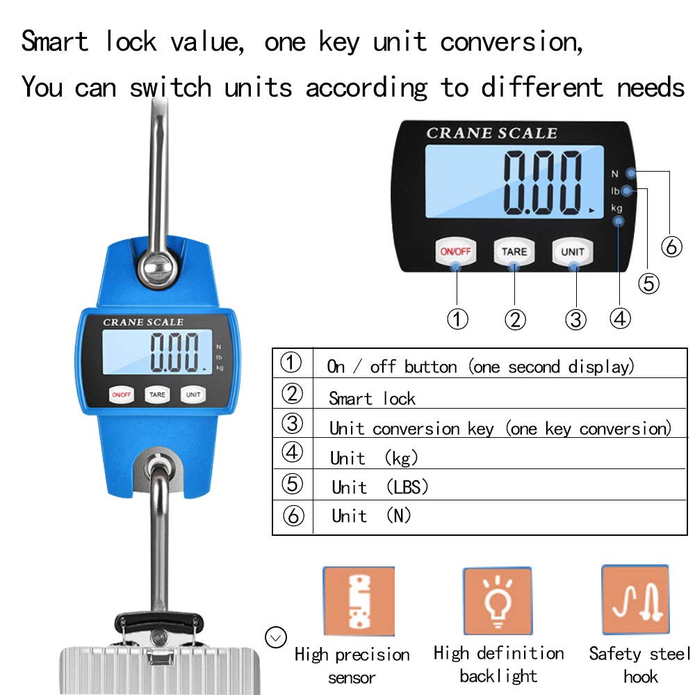 Kongsen hanging scale used in hunting for bow draw weight measurements