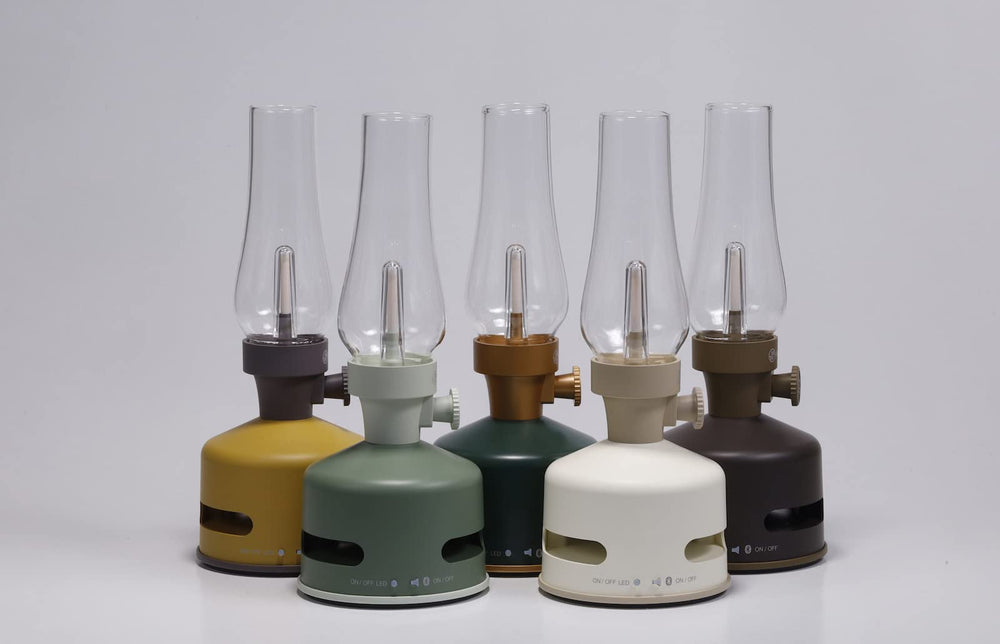 KOOKOO MoriMori lamp with Bluetooth speaker connected to smartphone for wireless music