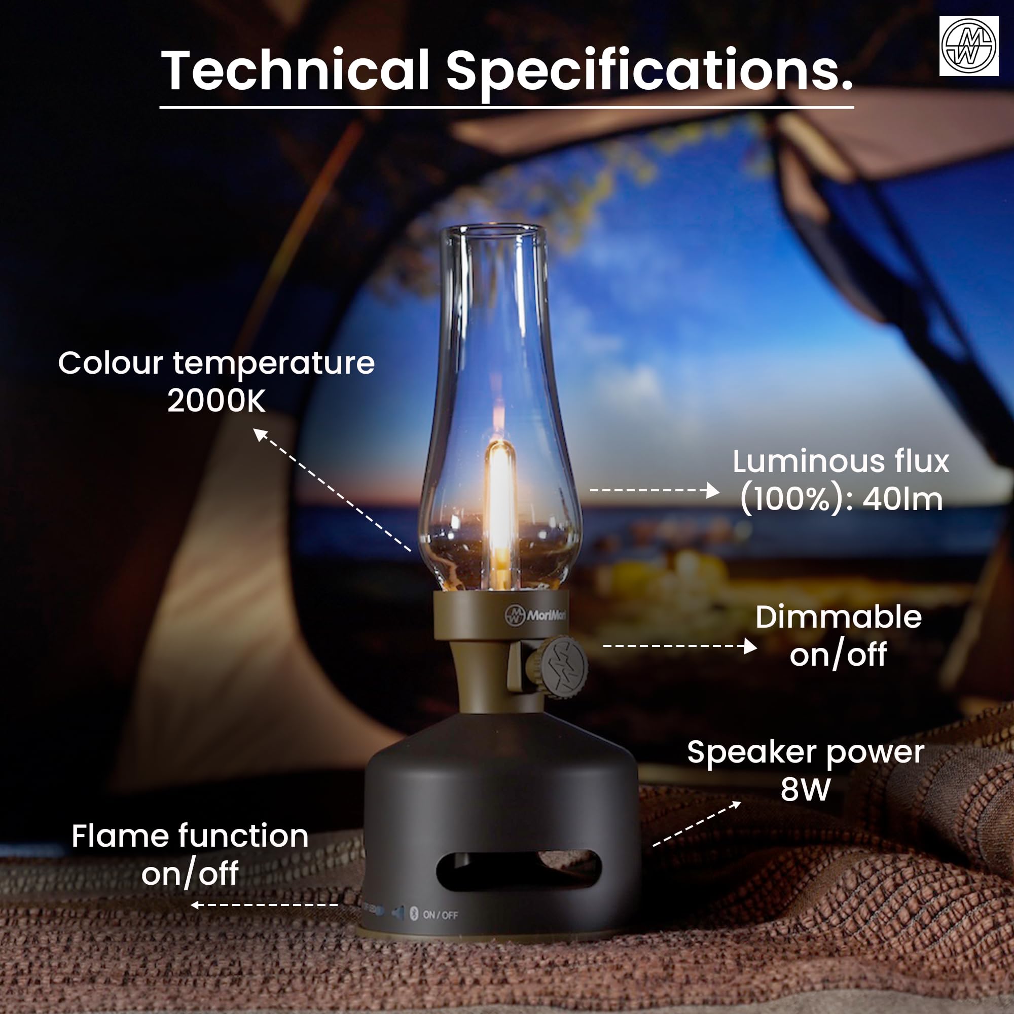 KOOKOO MoriMori ambient lighting with dimmable LED