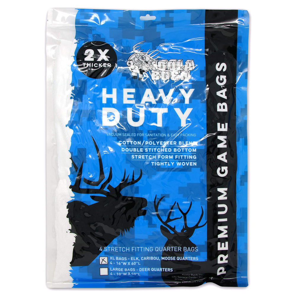 Koola Buck breathable meat bags preserve airflow for longer freshness during transport