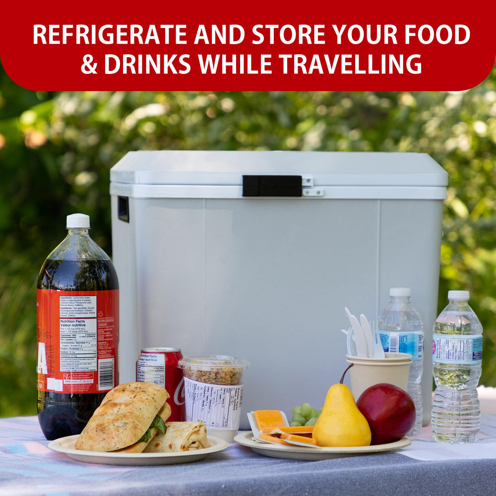 Koolatron cooling to 40°F below ambient keeps beverages refreshing