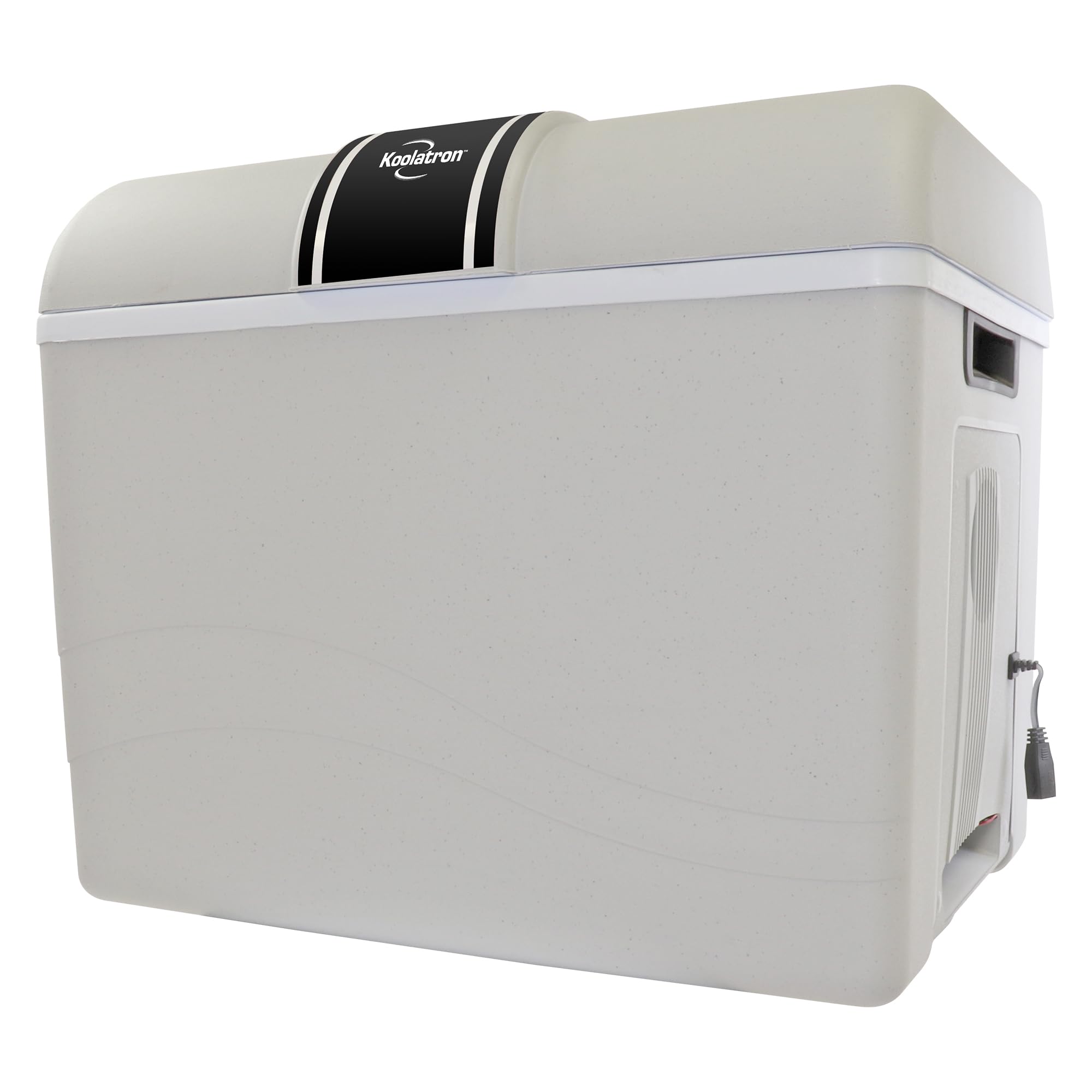 Koolatron 12V iceless cooler 45qt with full interior, ideal for camping and road trips