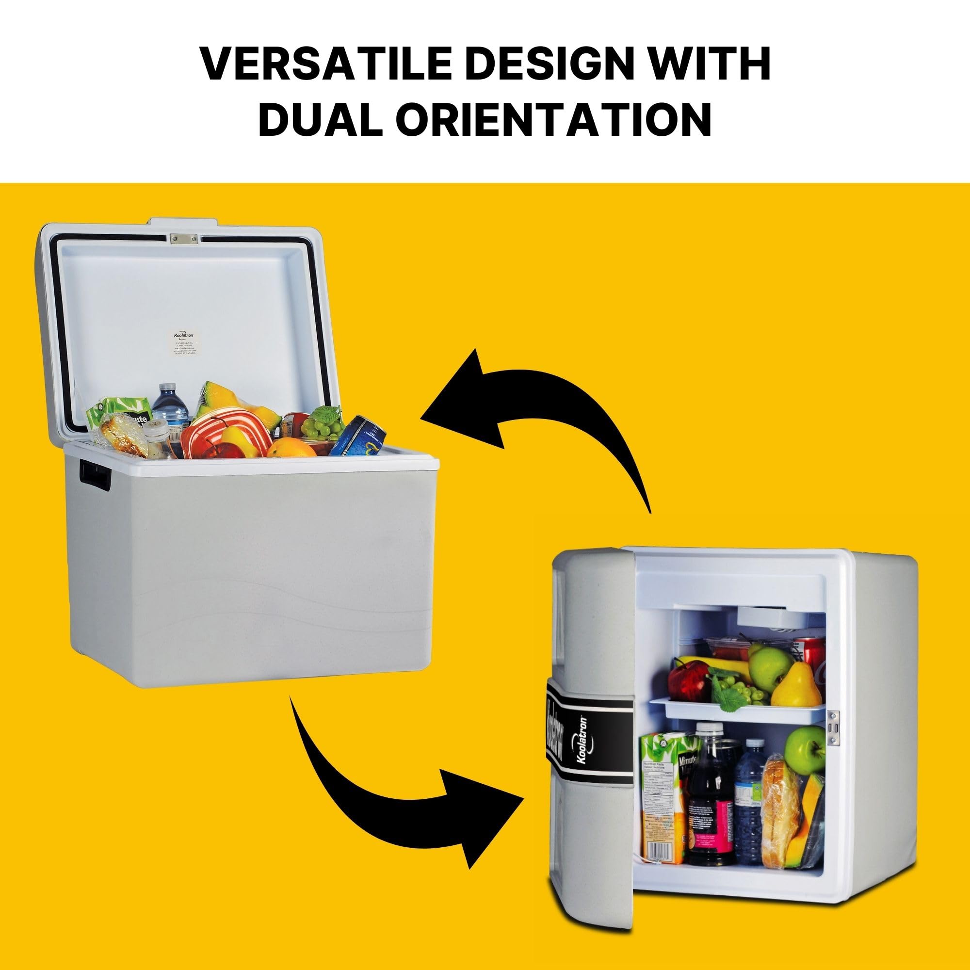 Koolatron 12V iceless cooler warm function ready to keep meals warm