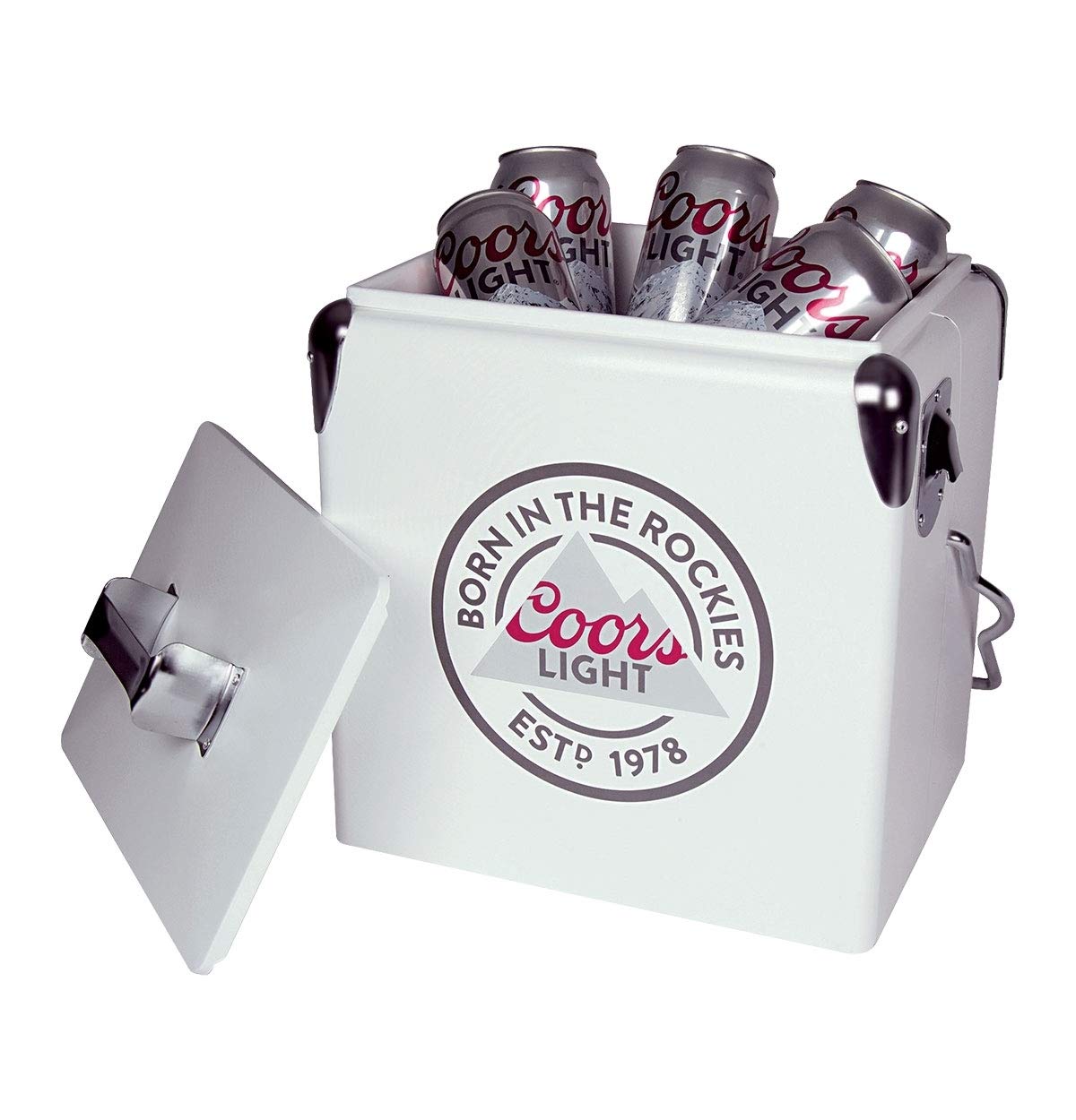 Koolatron Coors Light gift-ready cooler appeals to fans and outdoor planners.