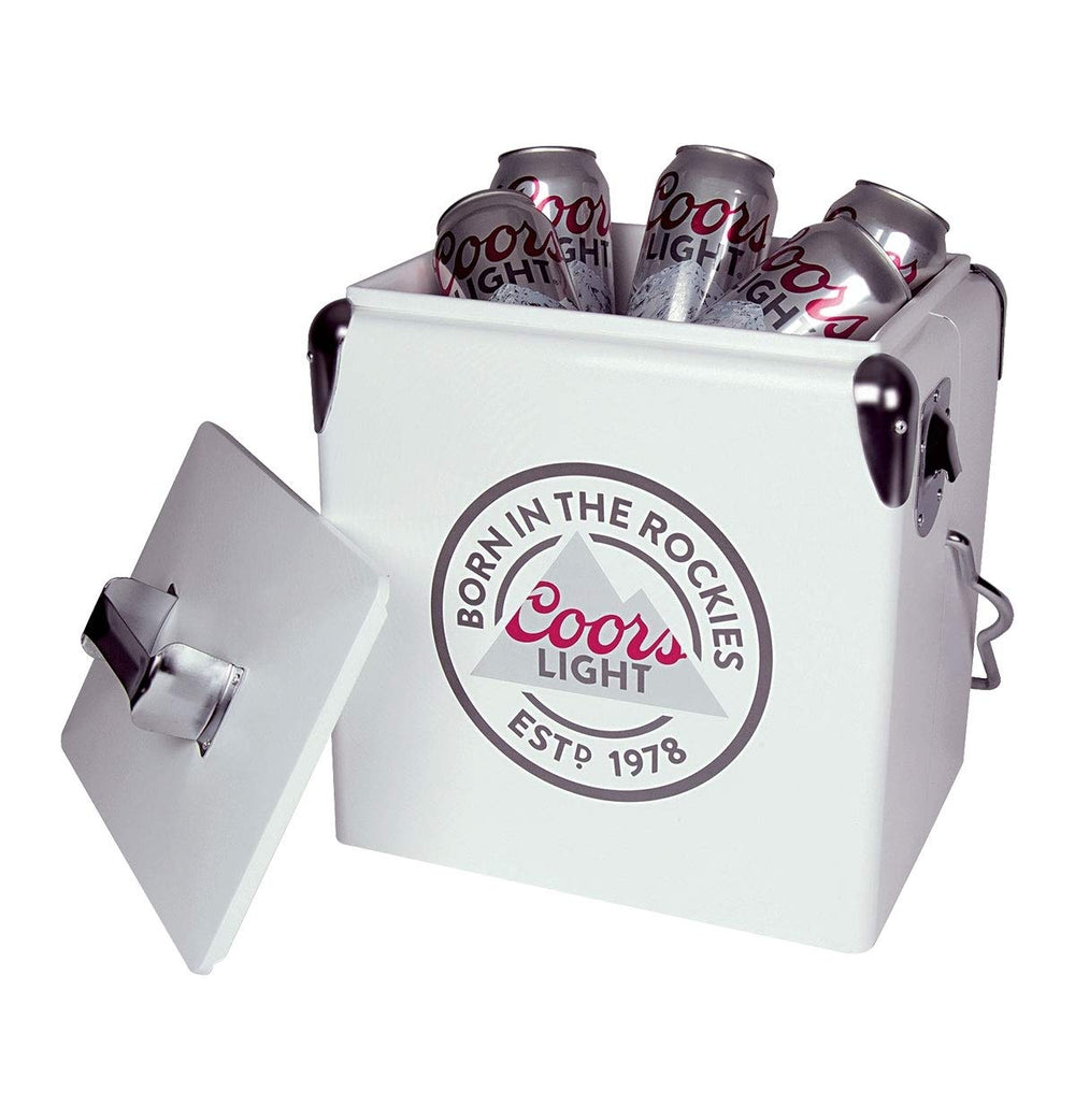 Koolatron Coors Light gift-ready cooler appeals to fans and outdoor planners.