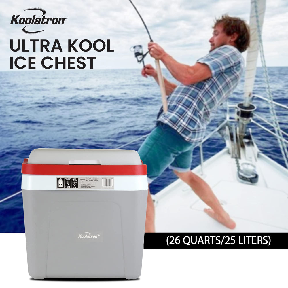Koolatron Ice Chest Cooler interior is easy to wipe clean and stain-resistant.
