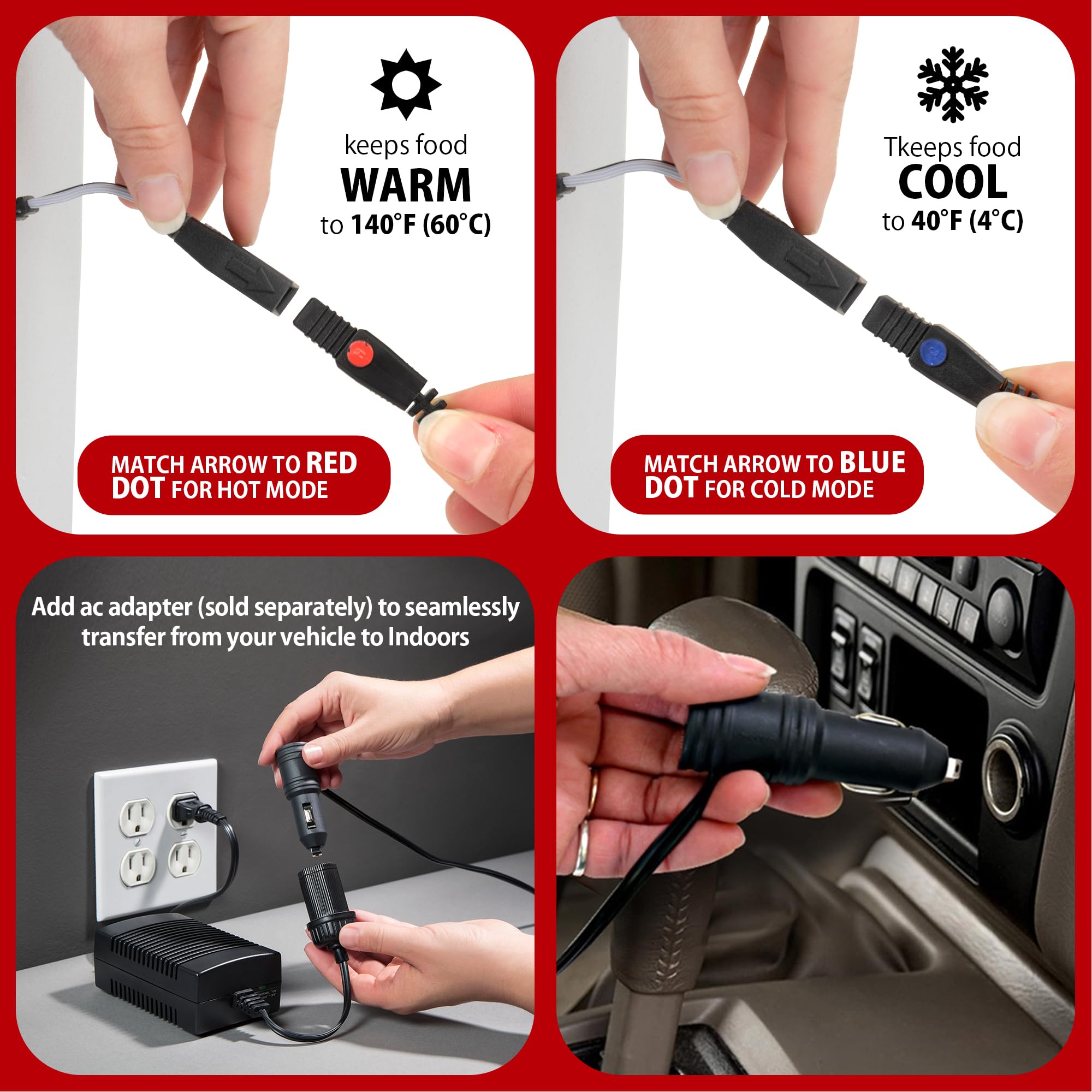 Koolatron Kargo durable exterior protects contents during travel