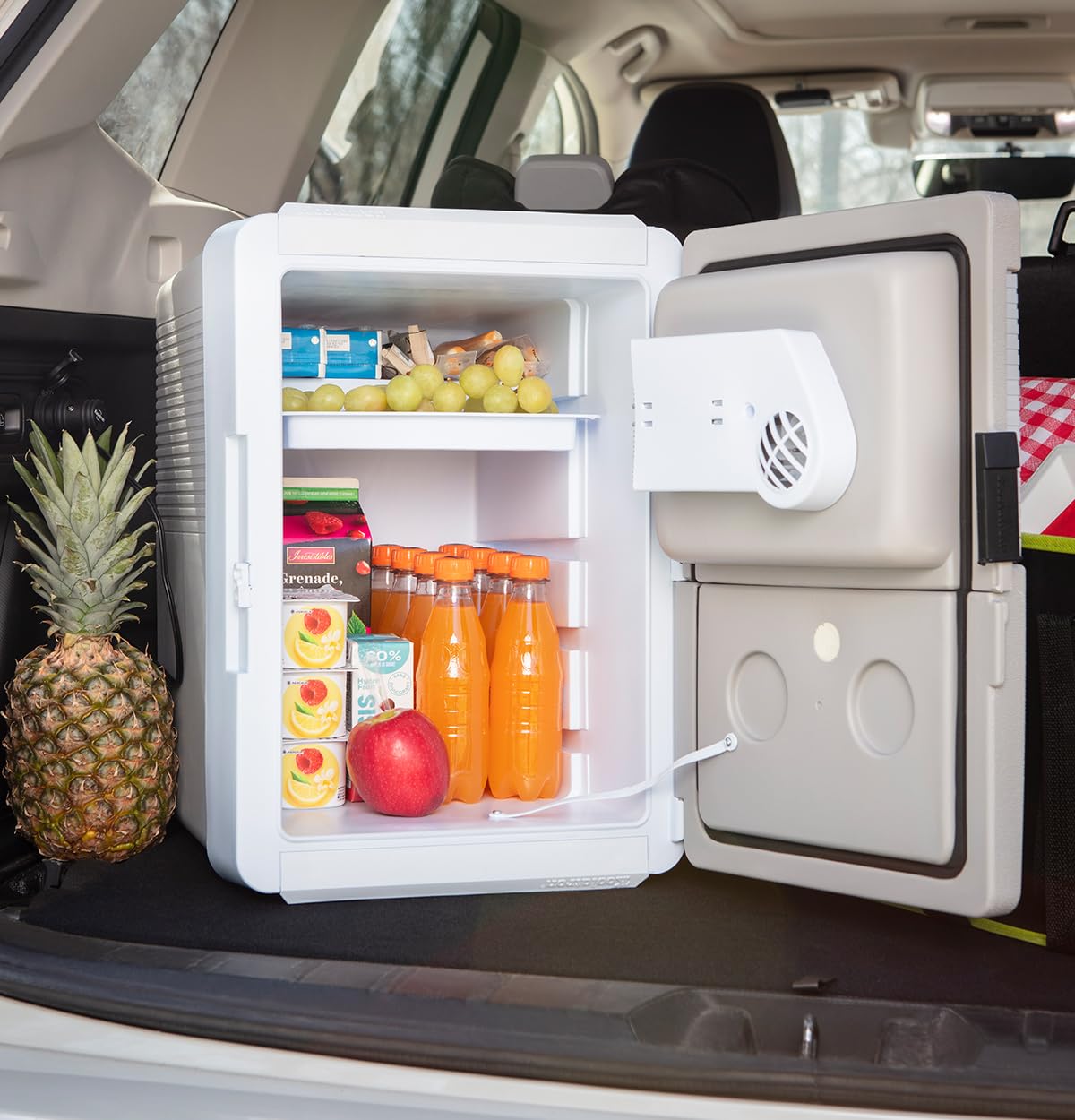 Koolatron Kargo Kooler interior shelves for flexible packing