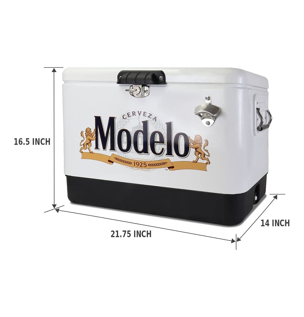 Koolatron Modelo Ice Chest non-electric cooling with thick insulation.