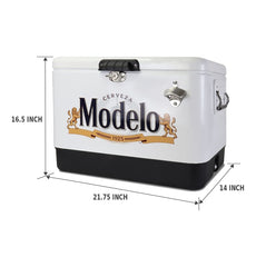 Koolatron Modelo Ice Chest non-electric cooling with thick insulation.