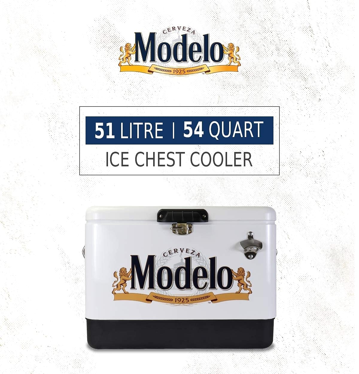 Koolatron Modelo Ice Chest portable, ideal for camping and beach trips.