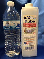 Kooler Kube Mini 2pk in-use shows portable cooling for snacks and meds.