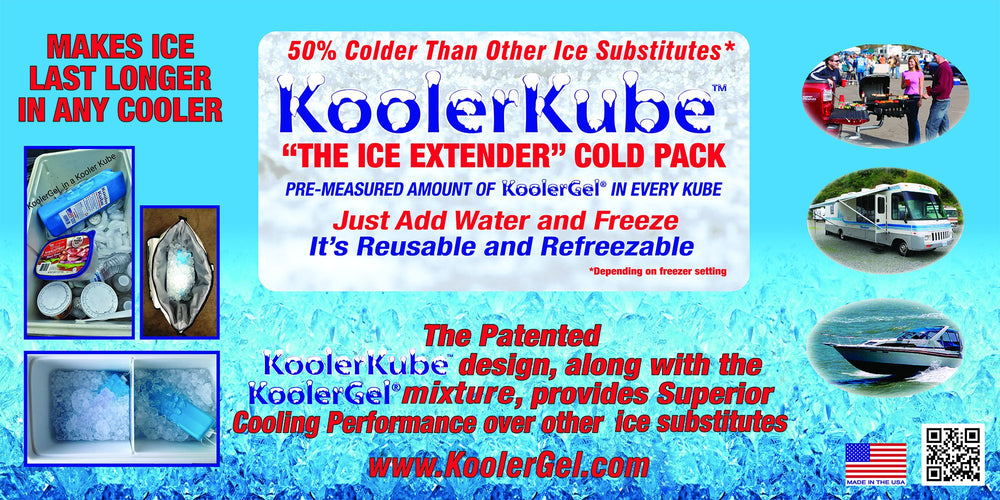 KoolerGel keeps groceries cool longer during transport