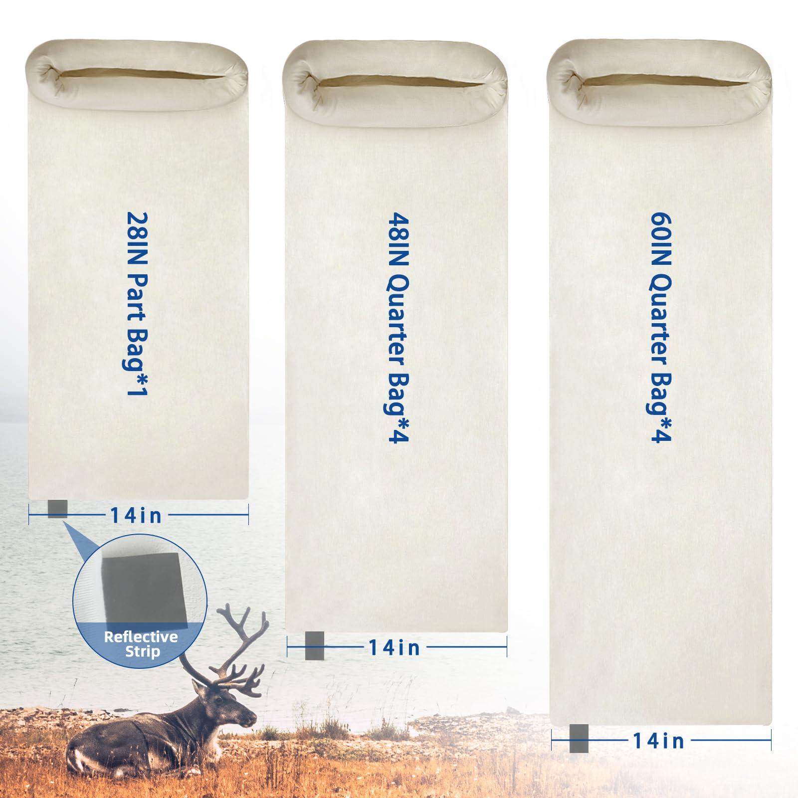 Kooprimit offal 28-inch bag suited for storing bone-in meat