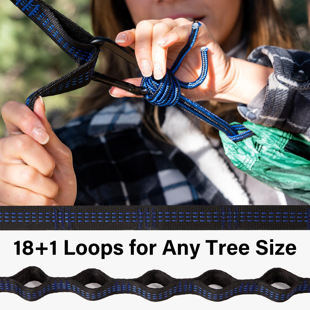 Kootek camping hammock 210t parachute nylon fabric emphasizing softness and quick-dry