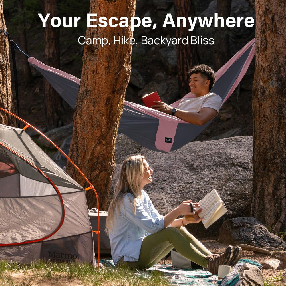 Kootek Camping Hammock easy-clean design helps you stay ready for next trip.