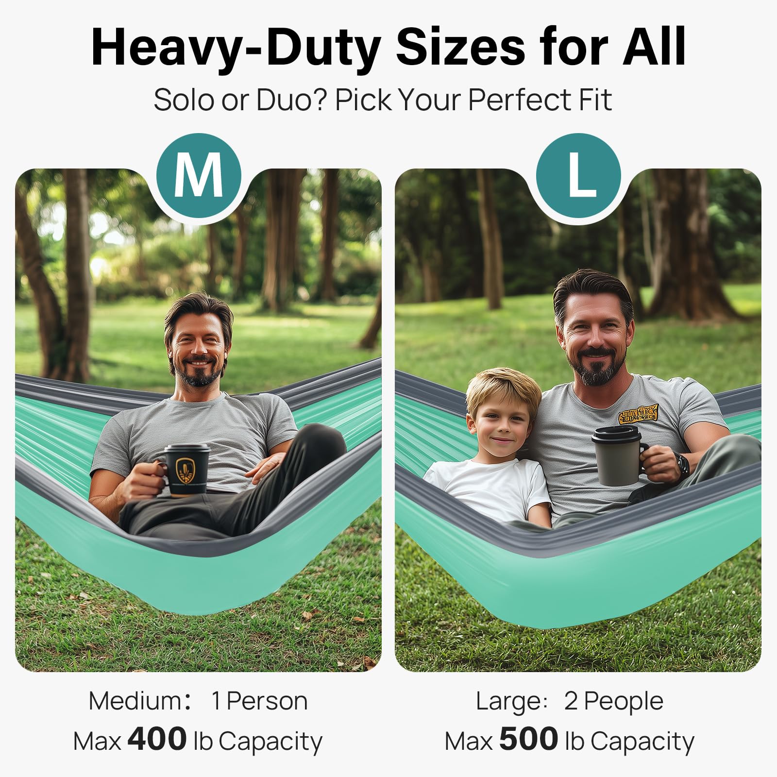 Kootek camping hammock tree straps illustrating quick, knot-free suspension
