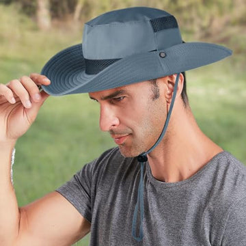 Lightweight foldable outdoor hat ready for travel
