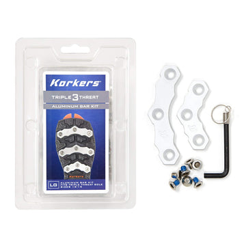 Korkers Aluminum Bars 10 Pack Silver Size M - side view FA9075-MD
