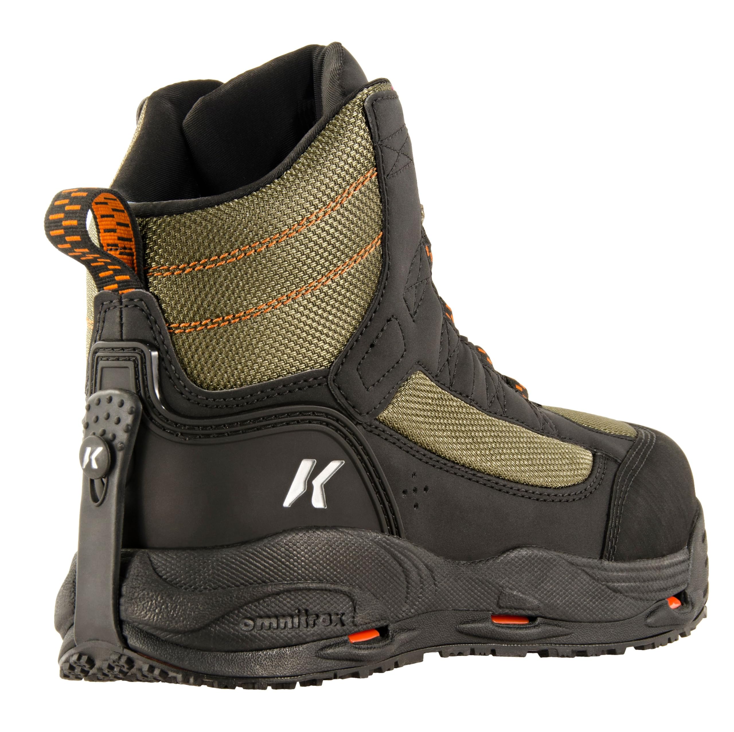 Korkers Greenback Wading Boots fast-drying upper material in action