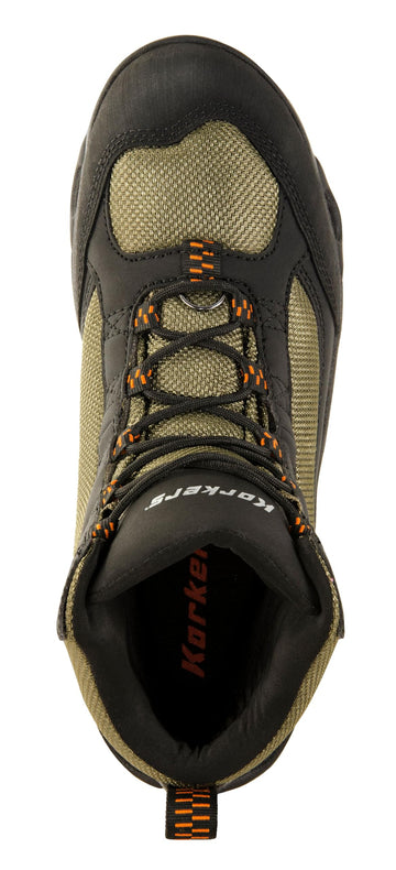 Korkers Greenback Wading Boots Kling-On soles attached for durable traction on mud