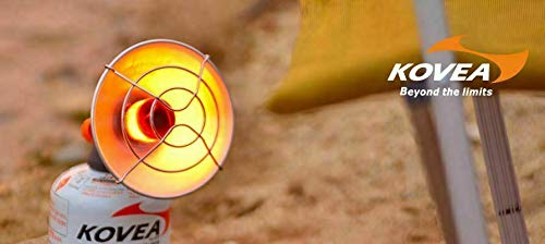 KOVEA HANDYSUN in-use view demonstrates safe ignition and adjustable heat on trails