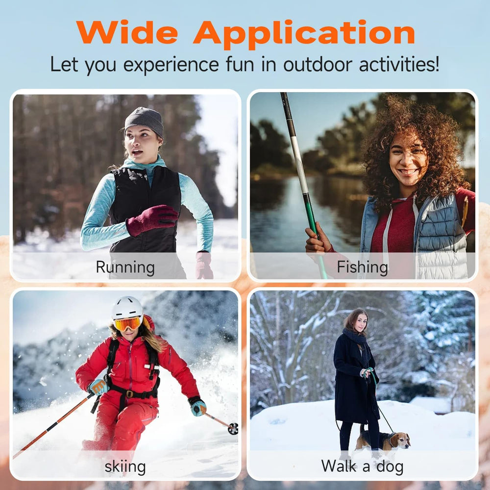 KOVNLO heated vest women battery-pack close-up highlighting long-lasting warmth and USB charging.