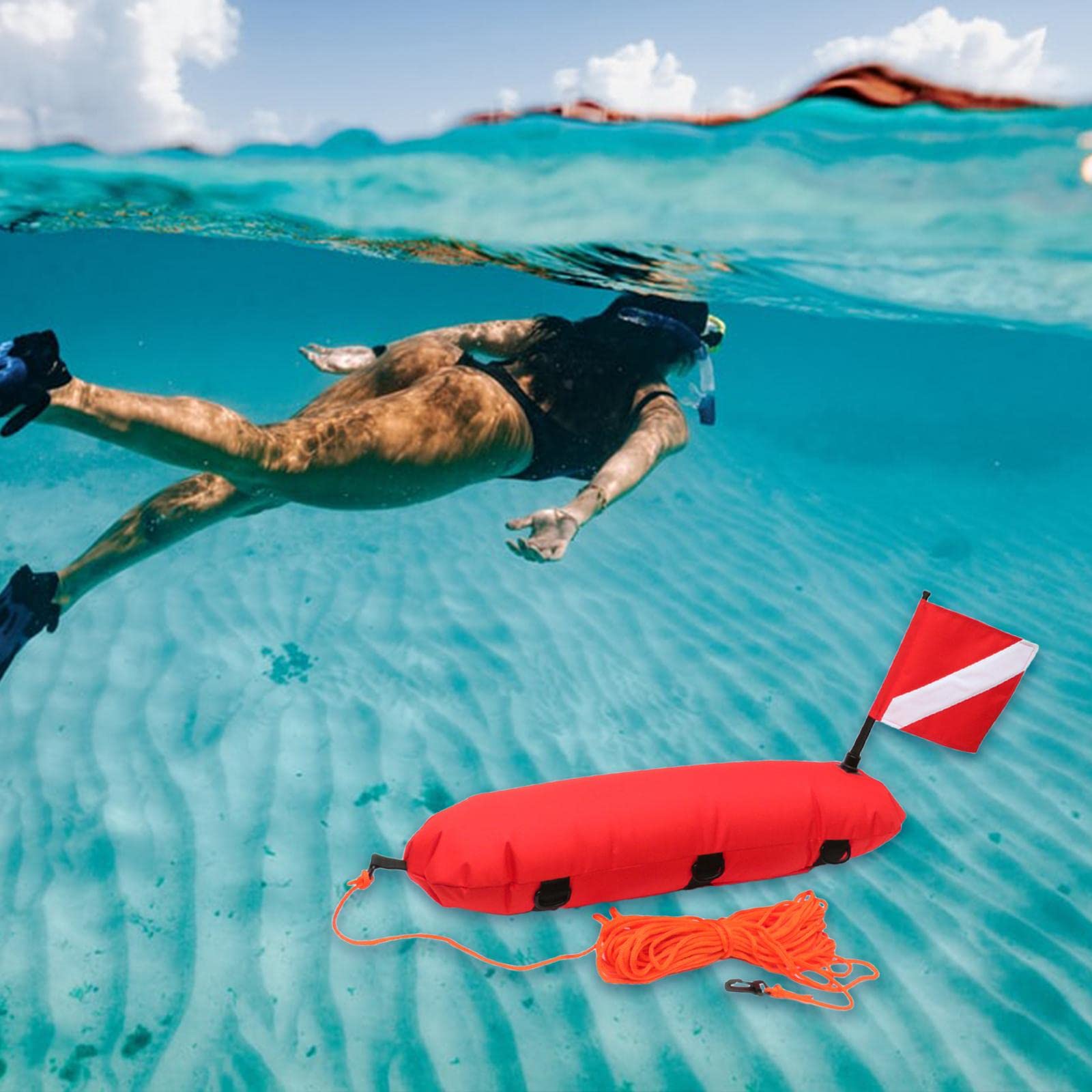 kowaku buoy float high-visibility surface marker in open water