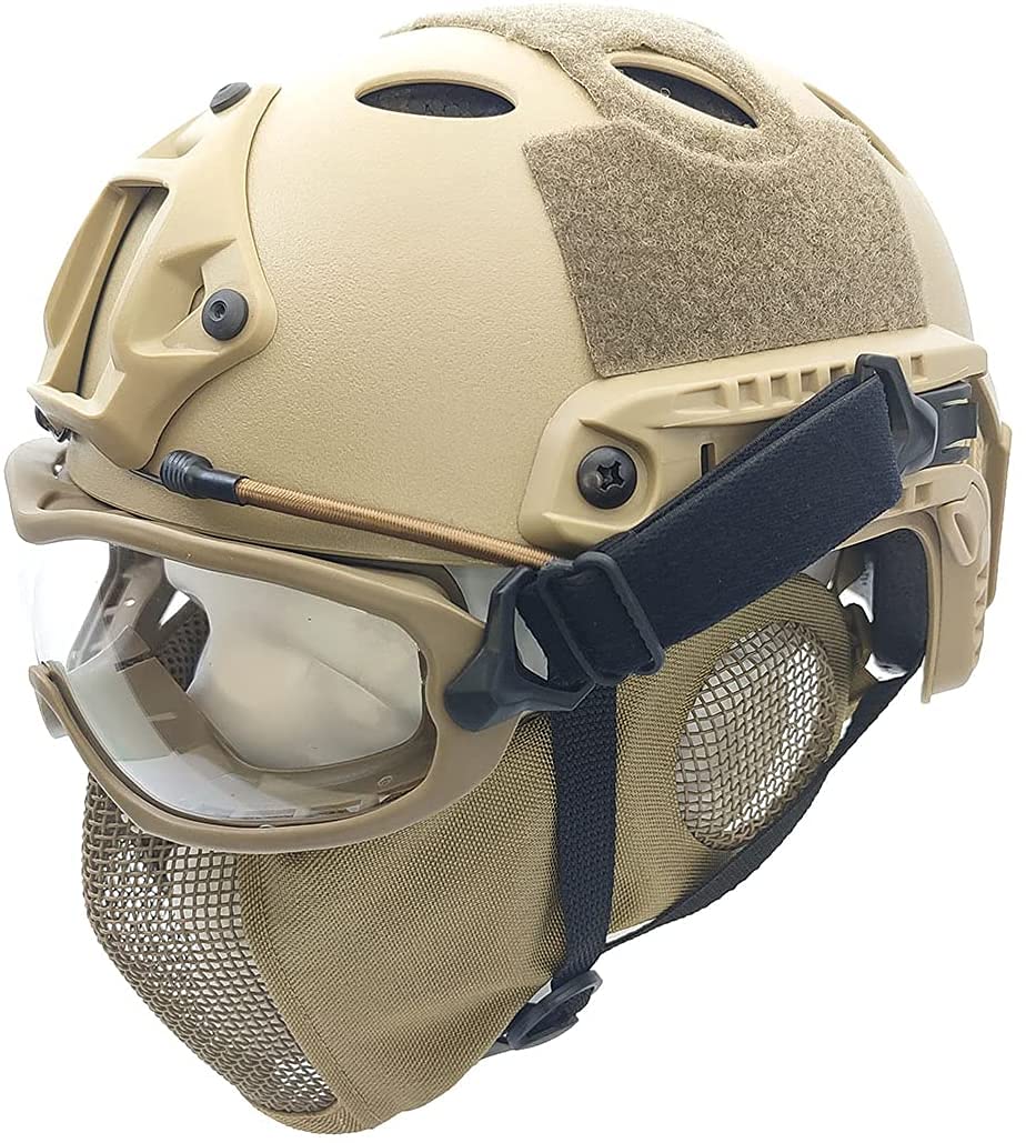 Koyheng foldable half-face mesh mask offers breathable face protection.
