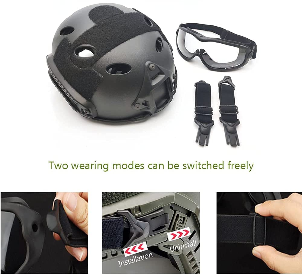 Koyheng side rail clips support accessories like lights and NVG.