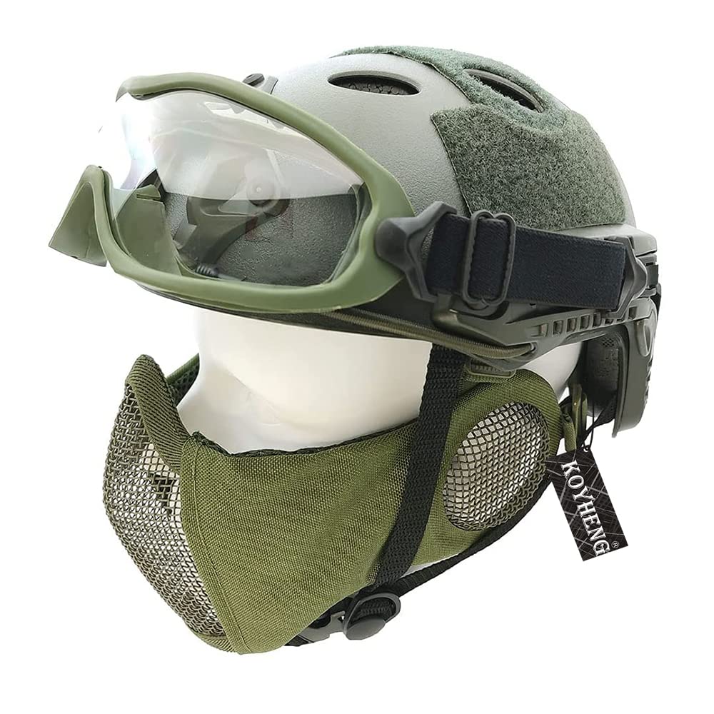 Koyheng tactical PJ helmet for durable head protection during airsoft