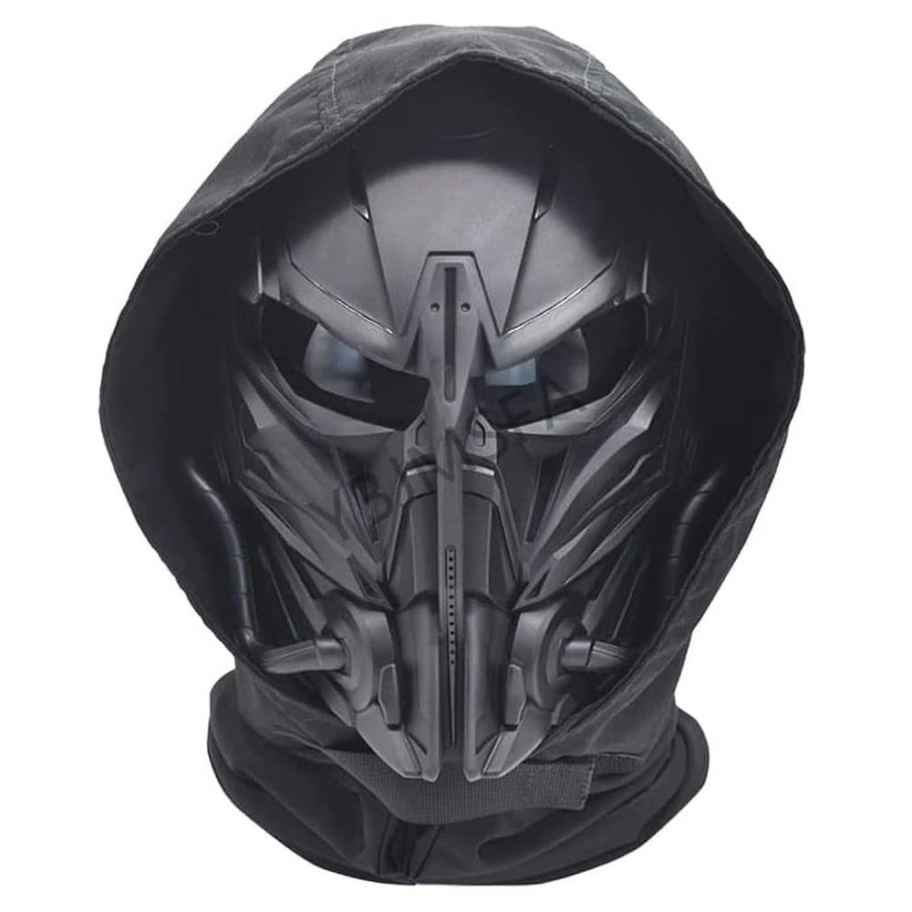 Koyheng tactical skull mask dual-mode hood for airsoft and cosplay
