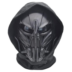 Koyheng tactical skull mask dual-mode hood for airsoft and cosplay